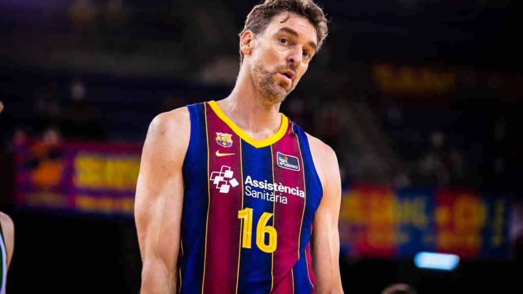 Pau Gasol, en un partido con el Barça en los pasados playoffs de la ACB / FC Barcelona