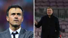 Luis Enrique y Ronald Koeman, en un montaje | REDES