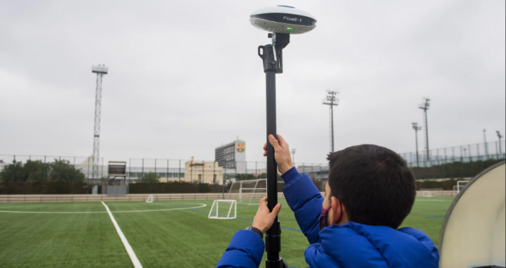 Pixellot, en uno de los campos de la Ciudad Deportiva / FC Barcelona