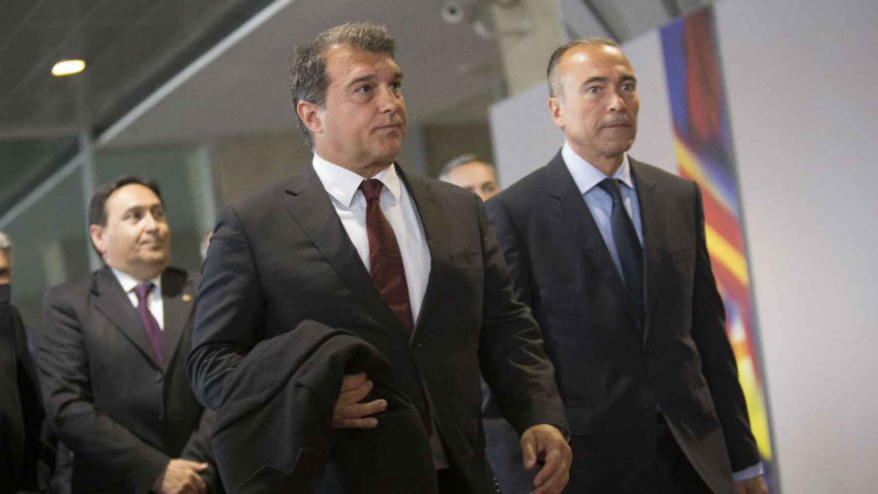 Joan Laporta durante el año 2004 como presidente del Barça / Redes