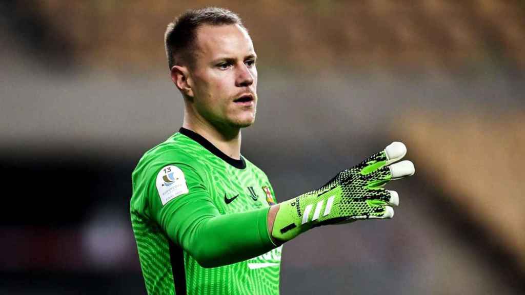 Ter Stegen, en un partido con el Barça | EFE