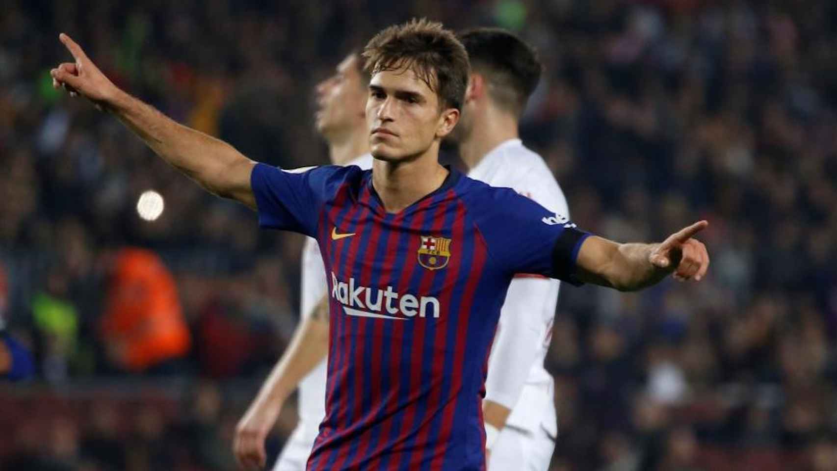 Una foto de Denis Suárez durante un partido del Barça / Twitter