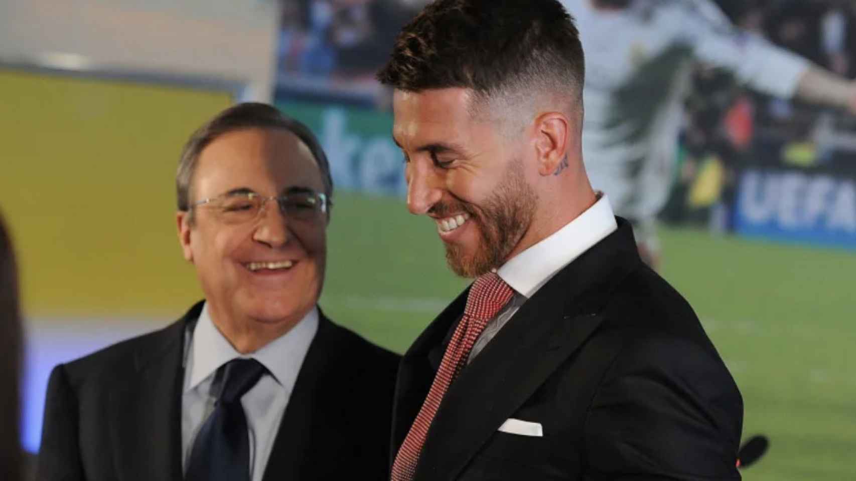 Una foto de Florentino Pérez y Sergio Ramos / RM