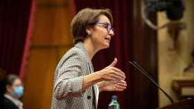 Anna Caula durante una intervención en el Parlament / EP