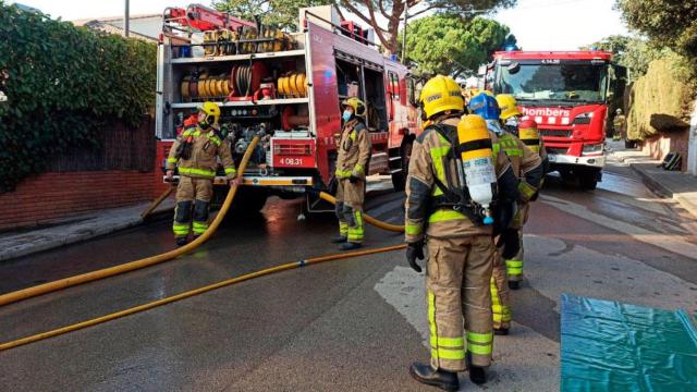 Imagen de una actuación de los Bomberos de la Generalitat de Cataluña / Cedida