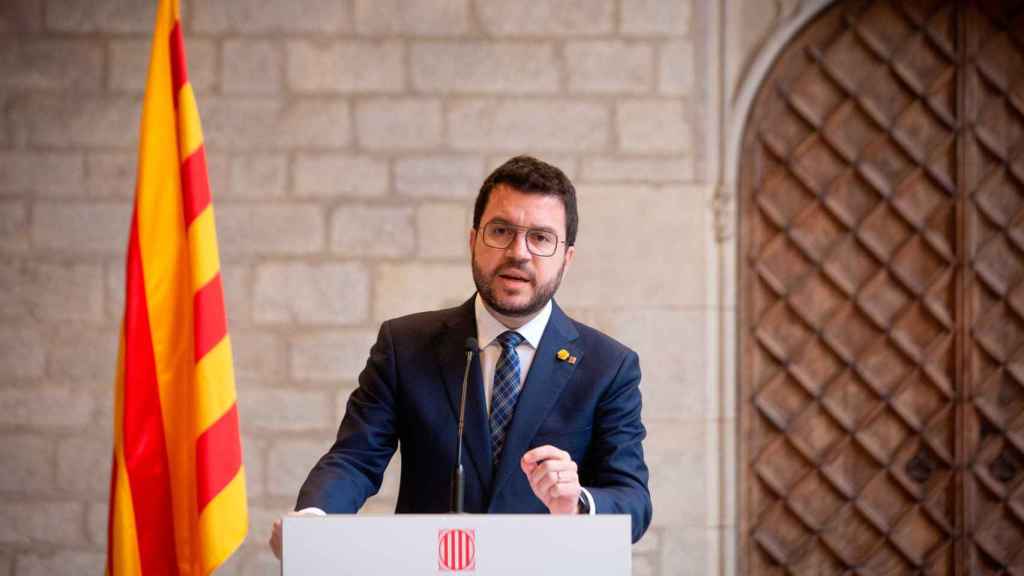 El presidente de la Generalitat de Cataluña, Pere Aragonès / EUROPA PRESS