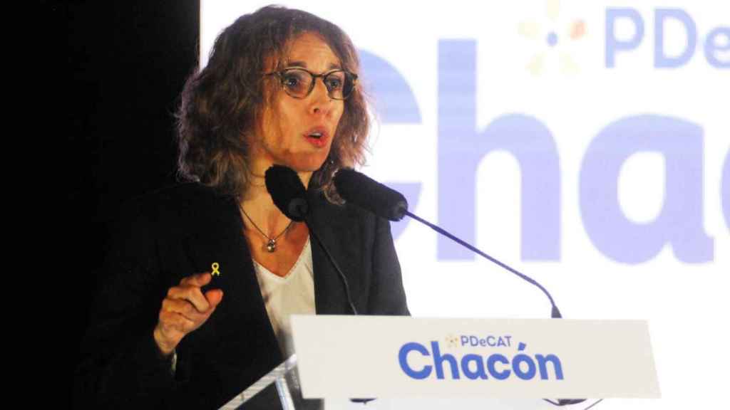 La candidata del PDECat, Àngels Chacón, en un acto de campaña / EUROPA PRESS