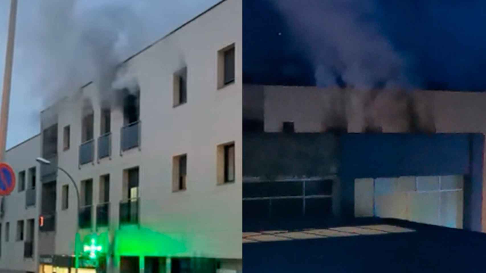 Incendio en un piso de Caldes de Montbui / CG