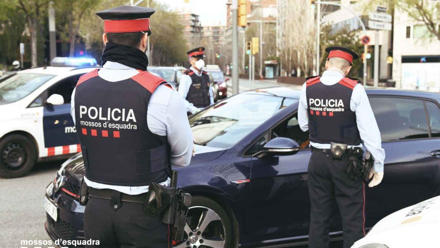 Loa ladrones fueron detenidos en un control perimetral de los Mossos / EP