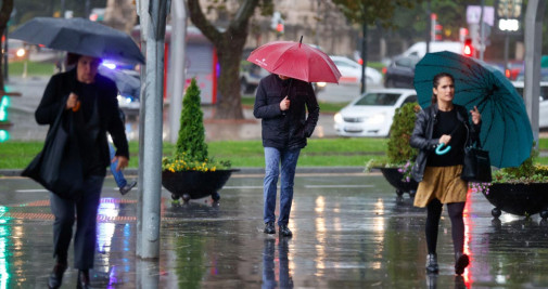 Lluvias en Bilbao / EFE