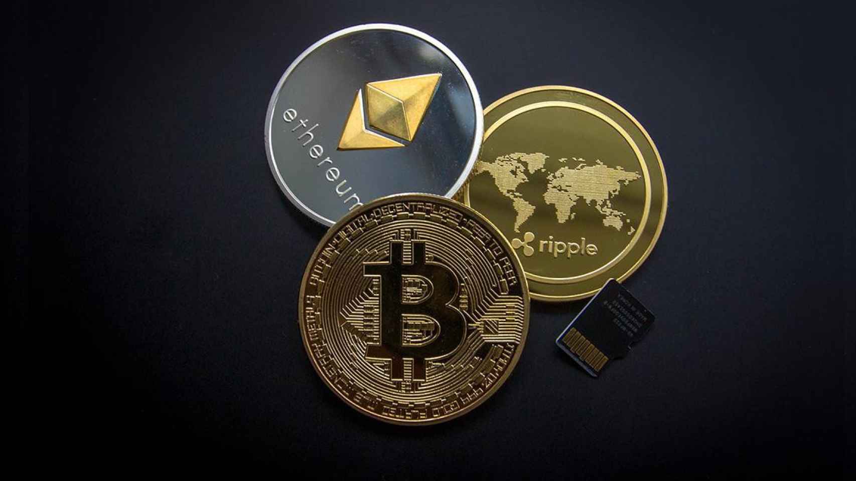 Imagen de varias criptomonedas