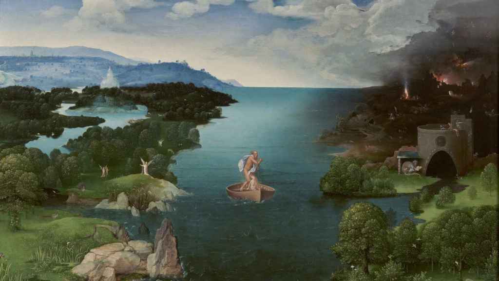 El paso de la laguna Estigia, de Joachim Patinir