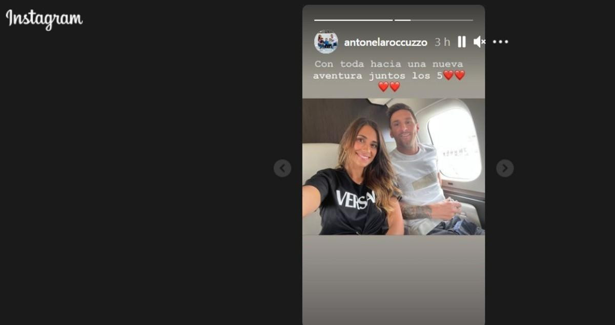 La última imagen de Messi y Antonela en Barcelona /INSTAGRAM