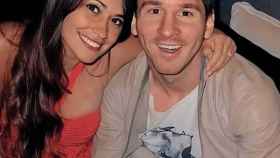 Antonella Roccuzzo y Leo Messi