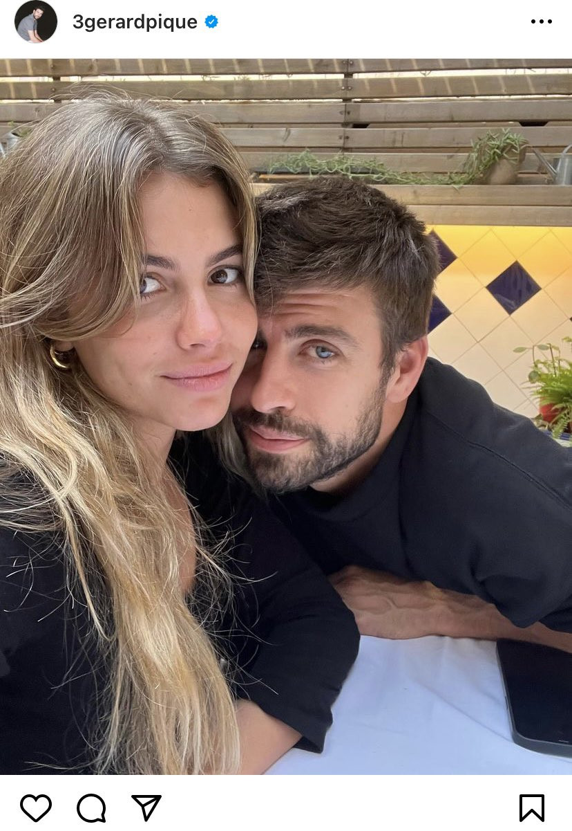 Post de Piqué con Clara Chía / REDES