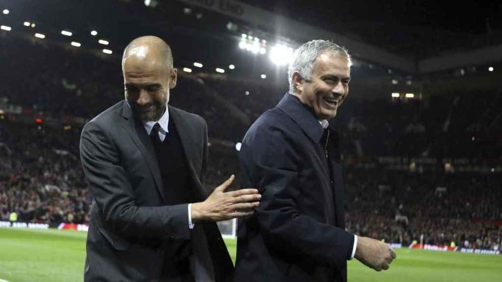 Pep Guardiola y José Mourinho / EFE