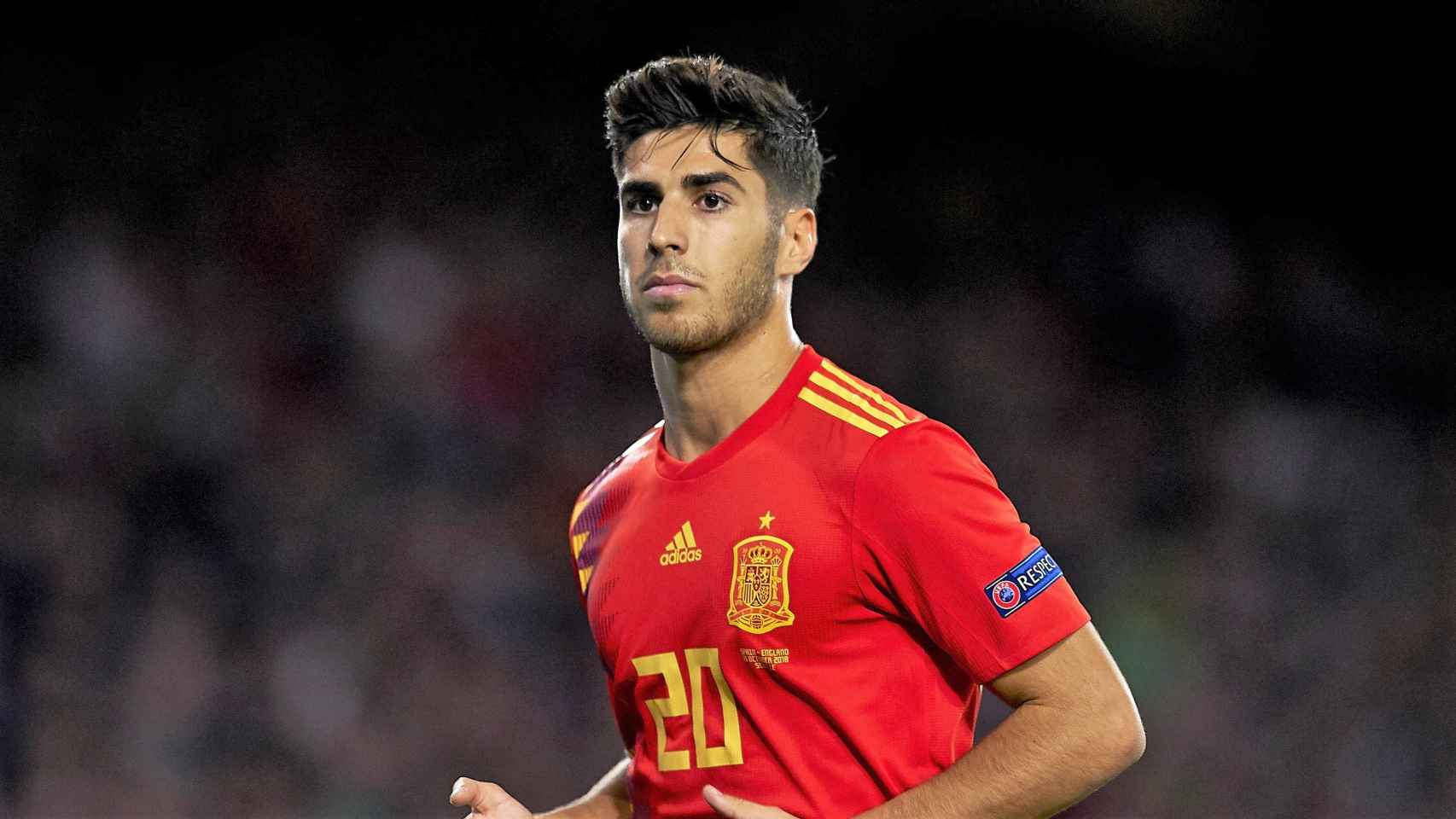 Asensio en una imagen de archivo con España / Redes