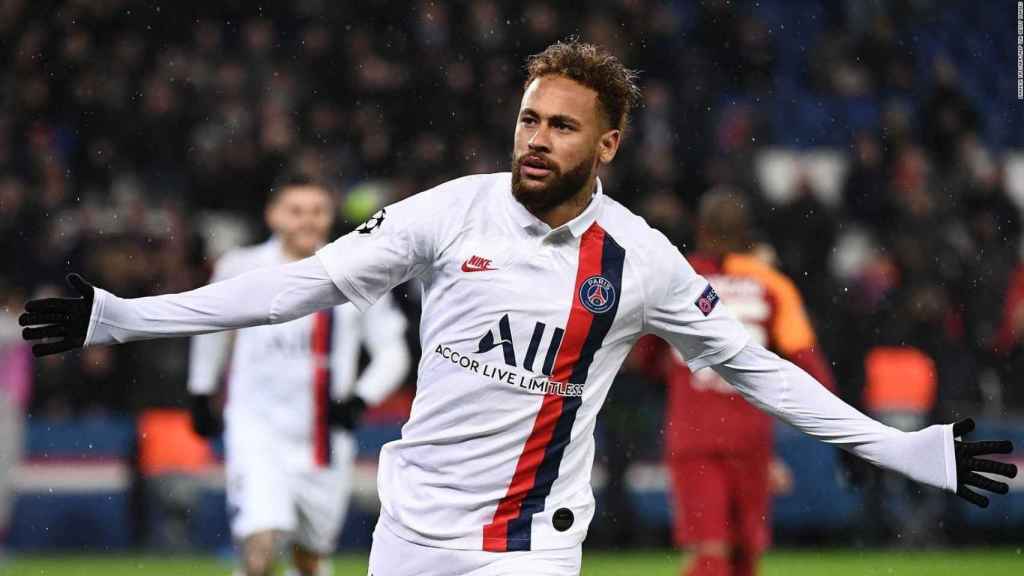 Neymar celebrando un gol con el PSG /REDES