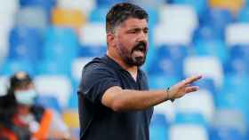 Gattuso, en un partido con el Nápoles | EFE