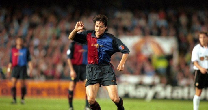 Jari Litmanen en un partido del Barça / EFE