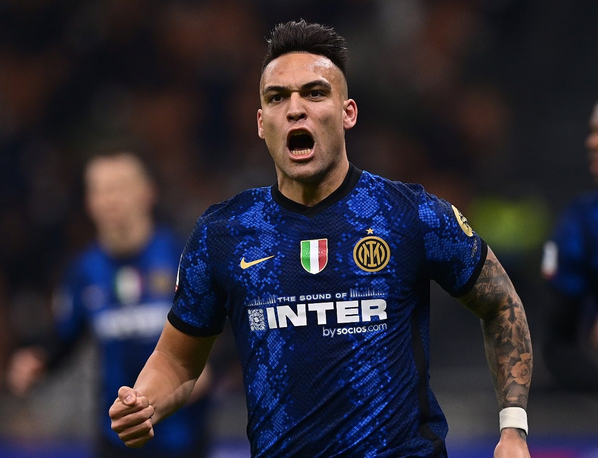 Lautaro celebra un gol con el Inter / ARCHIVO