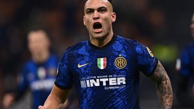 Lautaro celebra un gol con el Inter / ARCHIVO