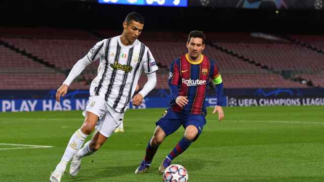 Messi y Cristiano, en un Barça-Juventus / EFE