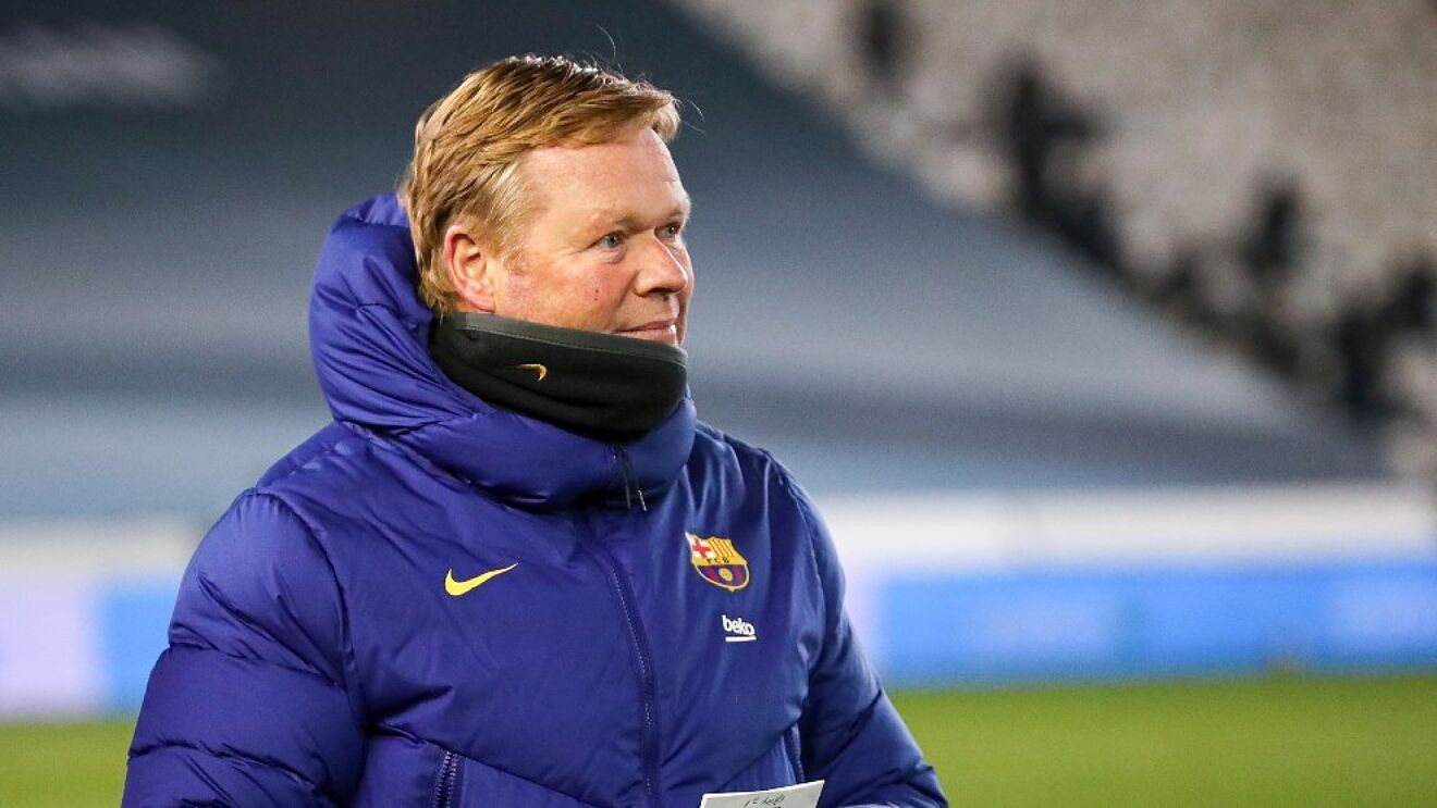 Koeman, el entrenador de Laporta, en un partido con el Barça  | EFE