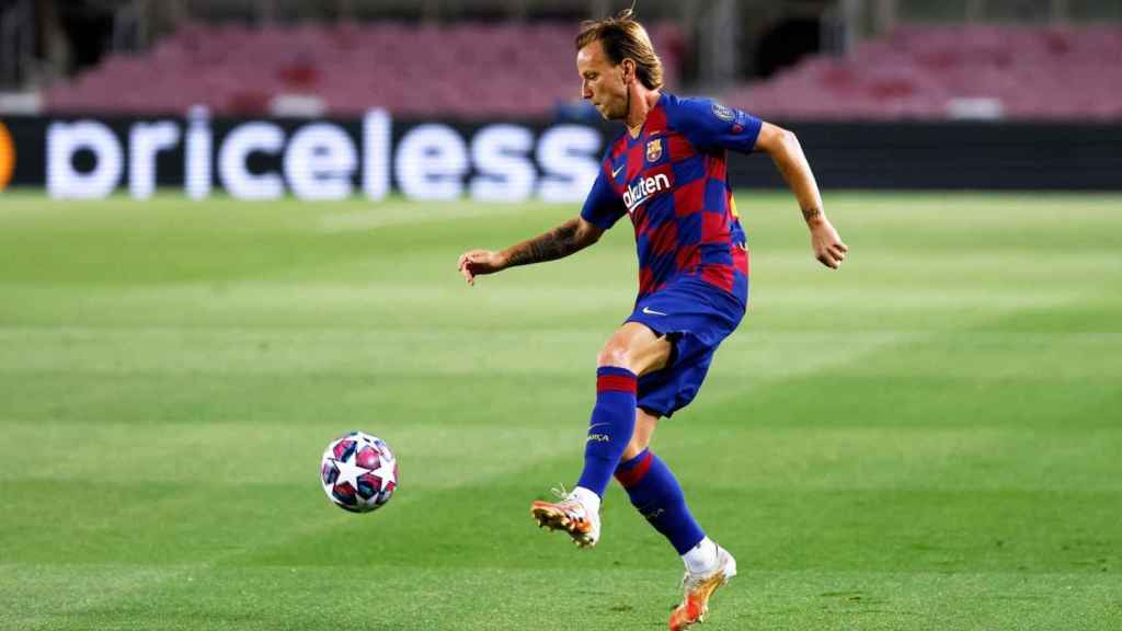 Ivan Rakitic durante el Barça-Nápoles de Champions / FC Barcelona