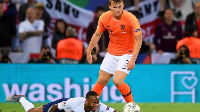 Matthijs de Ligt en una acción del Holanda-Inglaterra / EFE