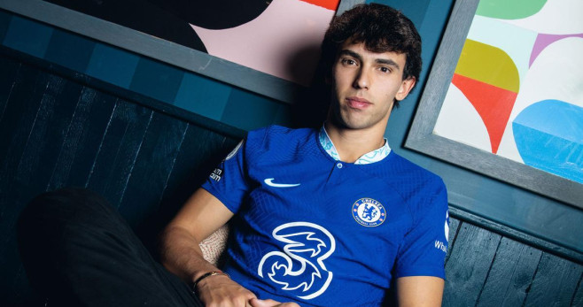 Joao Félix, durante su presentación como jugador del Chelsea / REDES