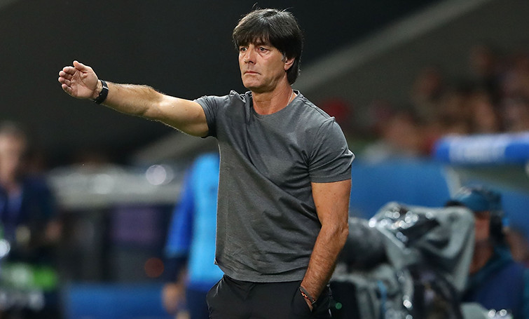 Joachim Löw entrenando a la selección alemana / EFE