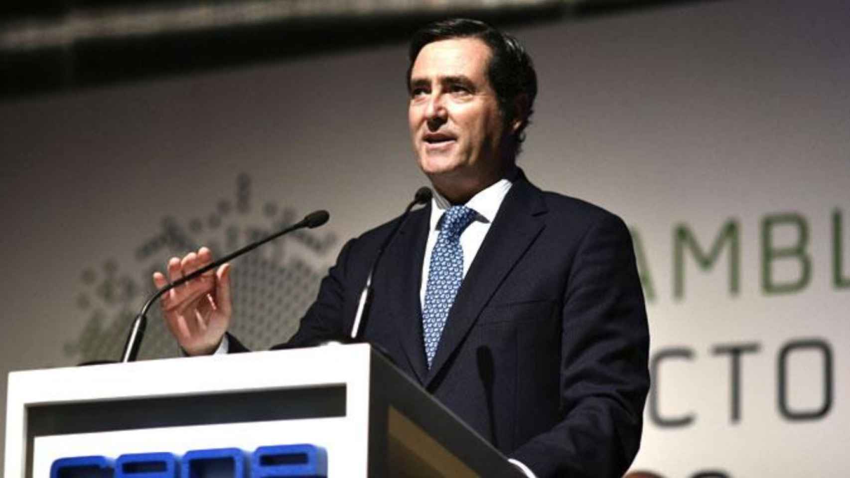 El presidente de CEOE, Antonio Garamendi / EFE