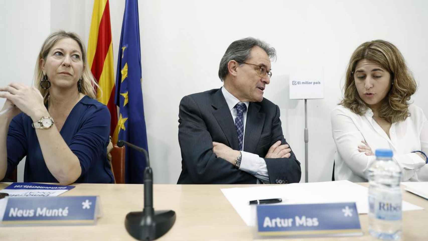 Neus Munté, Artur Mas y Marta Pascal, la plana mayor del PDeCAT / EFE