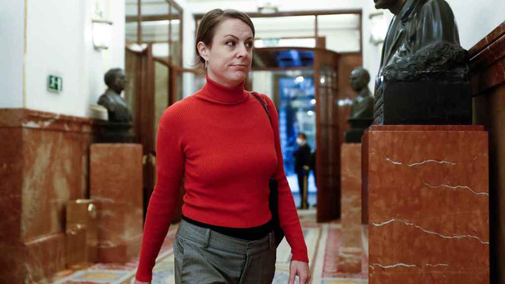 Mireia Vehí, diputada de la CUP, en el Congreso / EFE