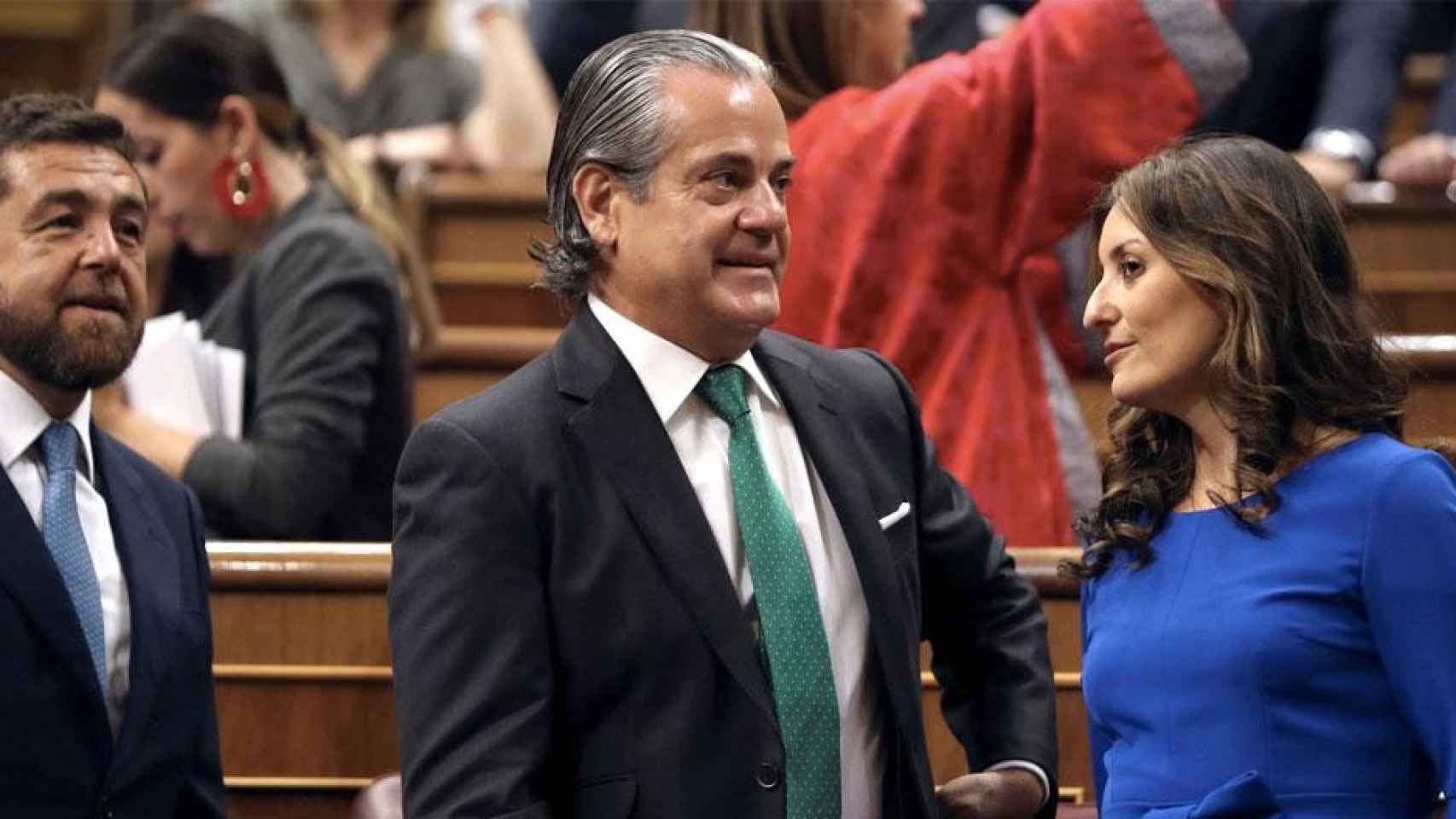 Marcos de Quinto en la bancada de Cs del Congreso de los Diputados / EFE