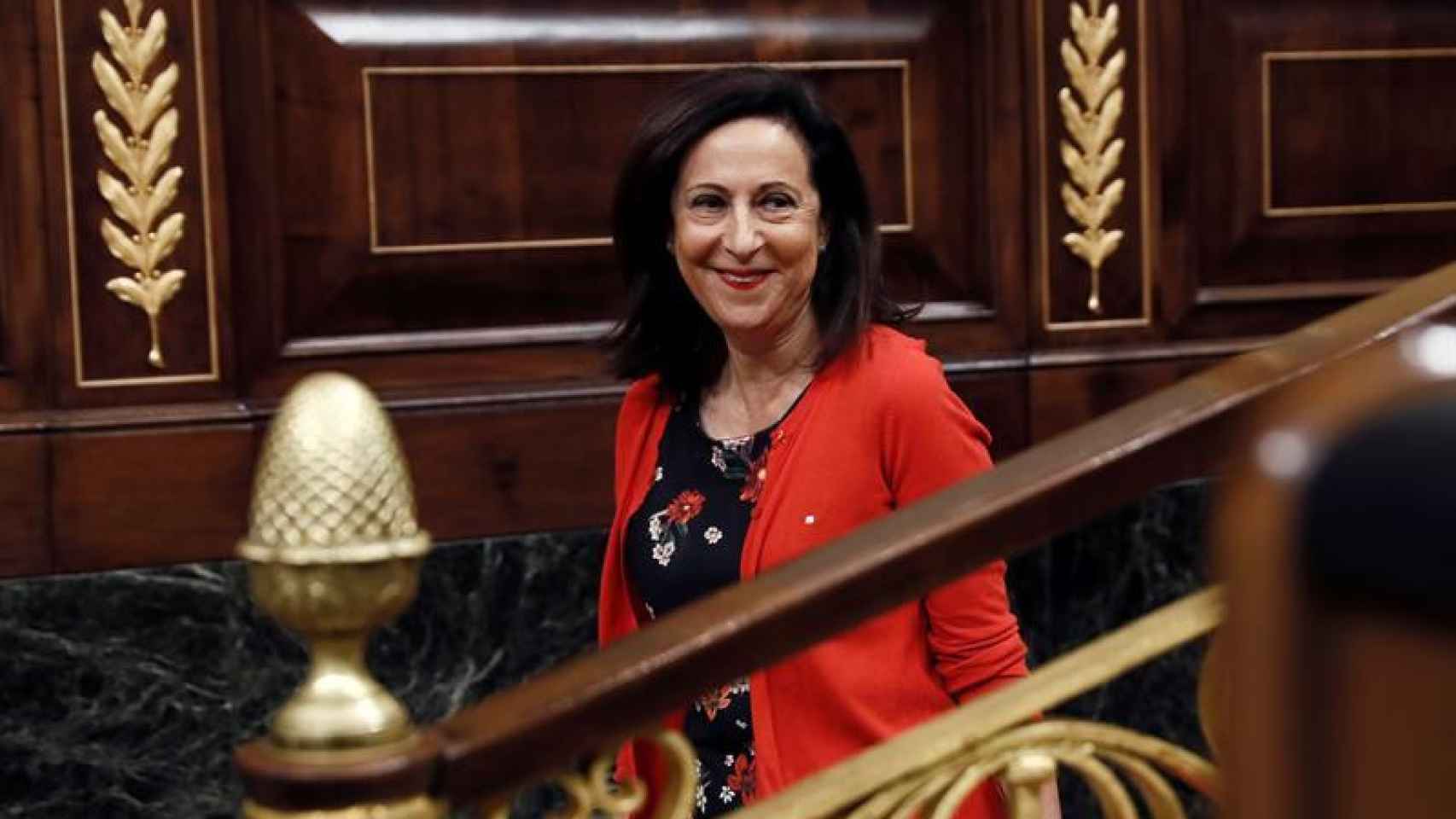 Margarita Robles, ministra de Defensa, en el Congreso de los Diputados / EFE