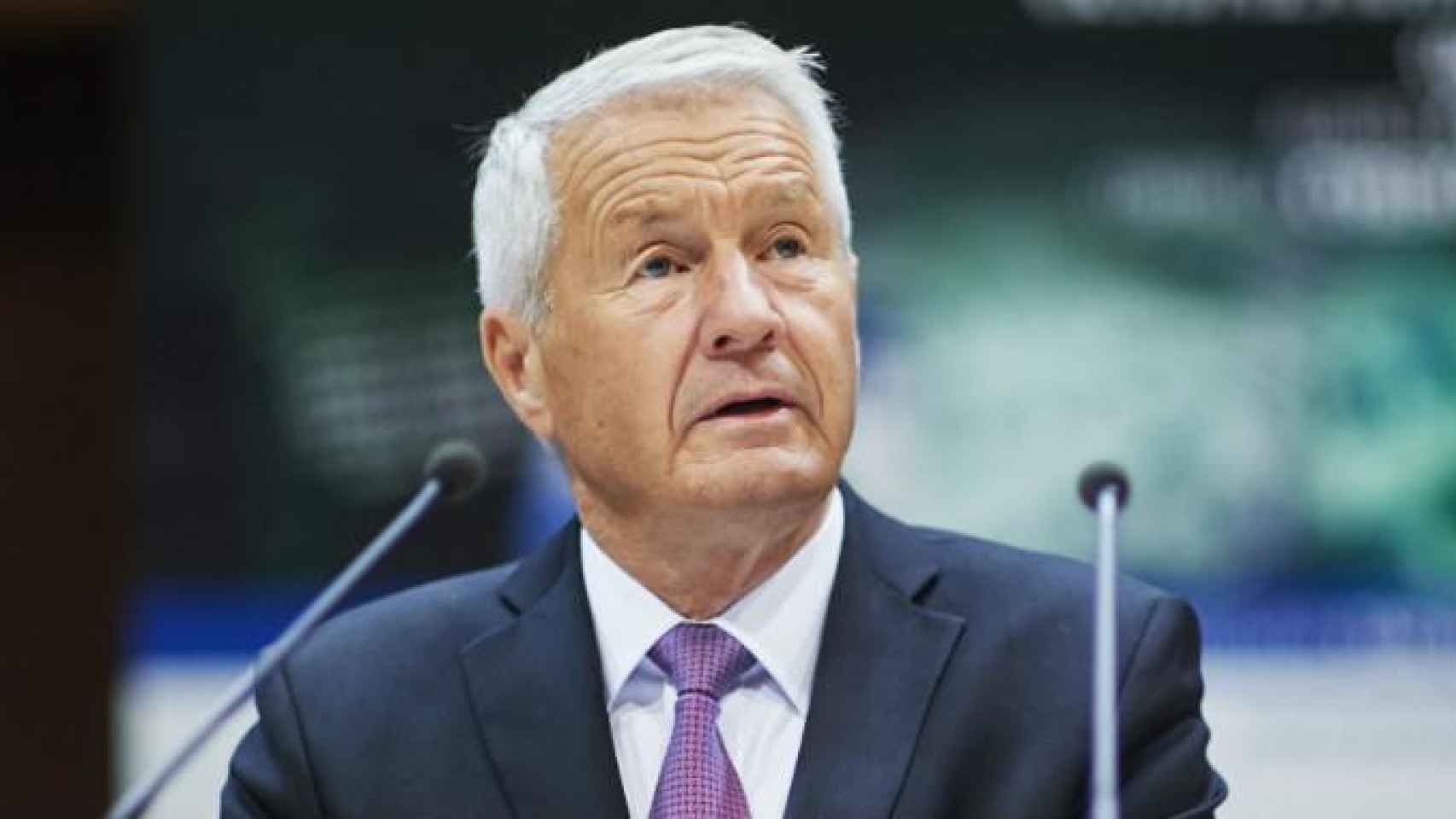 El secretario general del Consejo de Europa, Thorbjorn Jagland