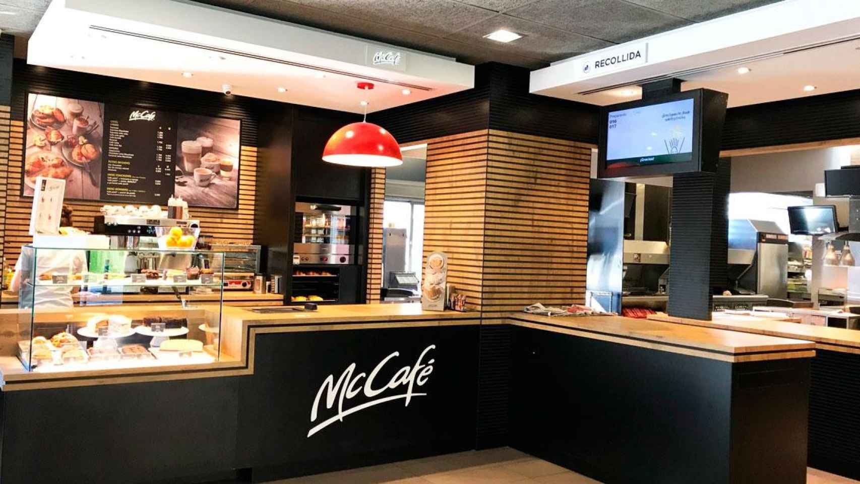 Interior de un McDonald's de Barcelona