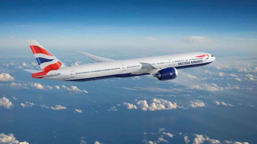 Un avión de British Airways, aerolínea que pertenece al grupo IAG, en una imagen de archivo / IAG