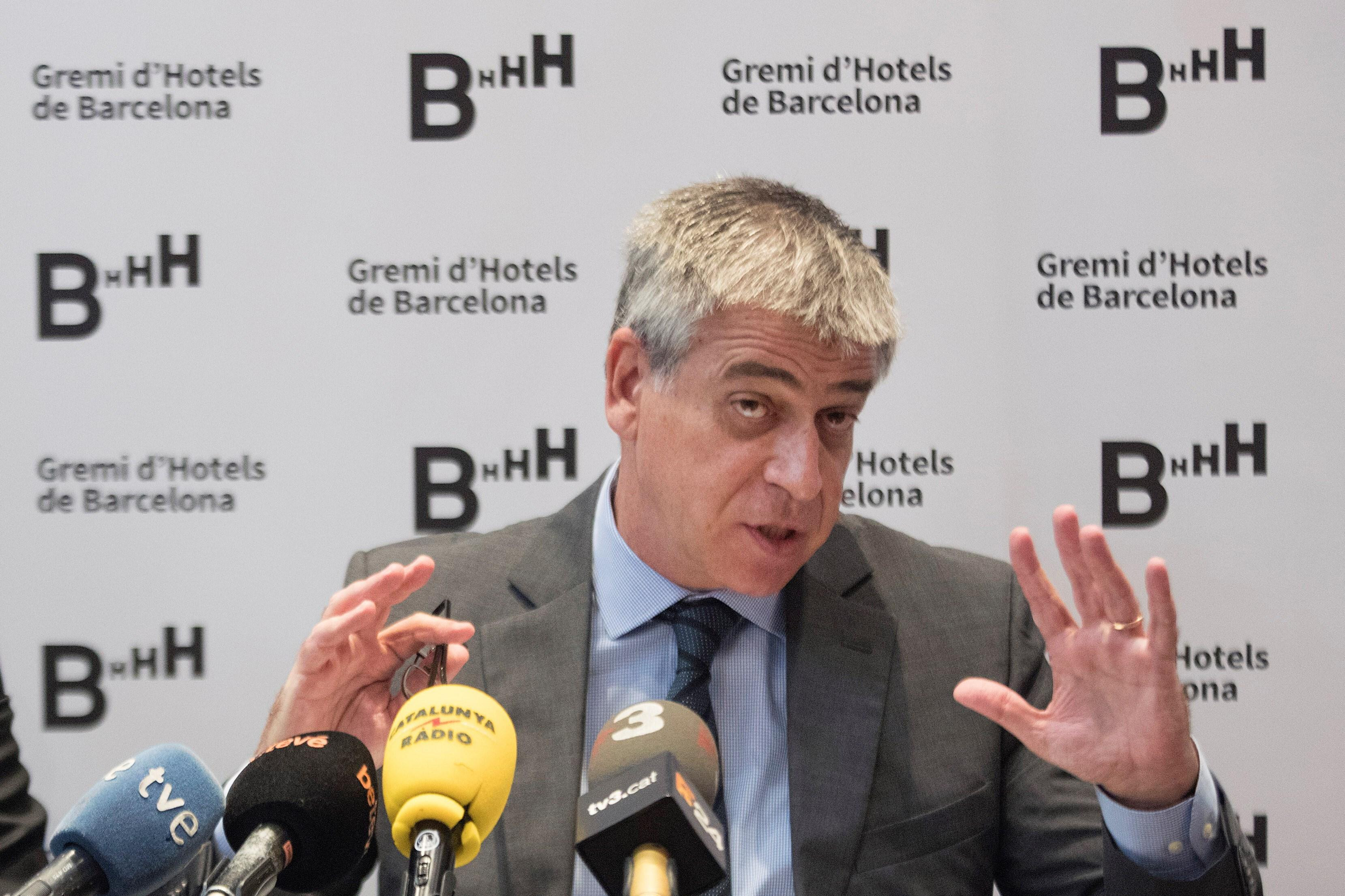 El presidente del Gremio de Hoteles de Barcelona, Jordi Mestre / EFE