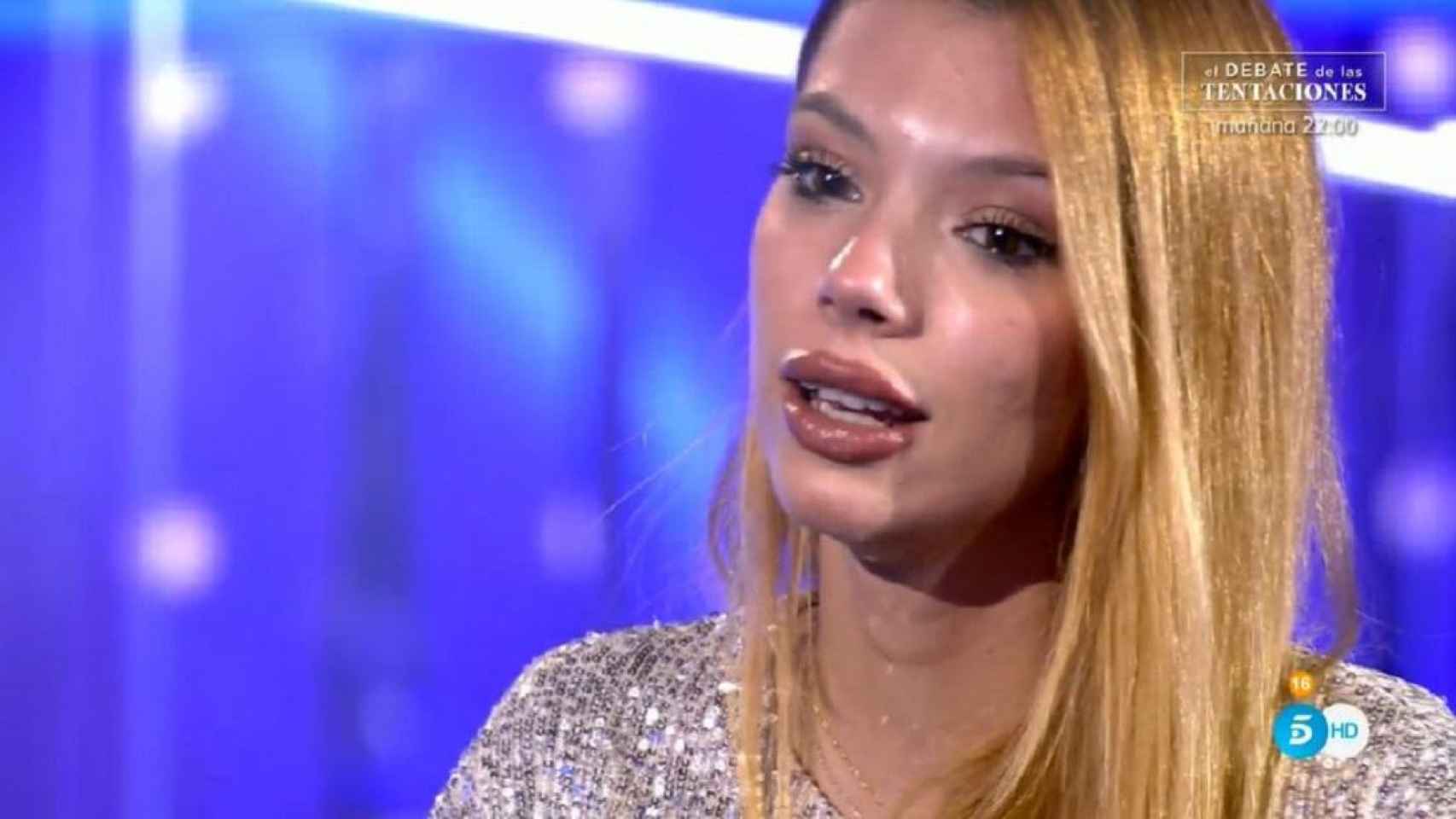 Alejandra Rubio llora en 'Secret Story' / MEDIASET