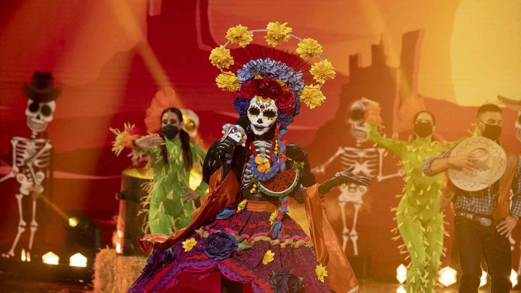 El personaje de Catrina en 'Mask Singer' / ATRESMEDIA