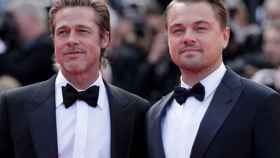 Brad Pitt y Leonardo DiCaprio en Cannes