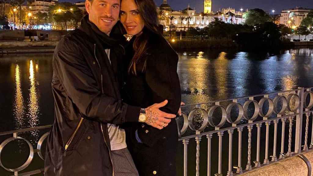 Sergio Ramos y Pilar Rubio en Sevilla