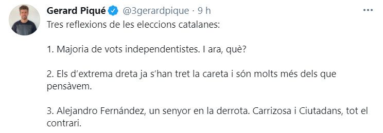 Análisis de Piqué después de las elecciones del 14F / Redes