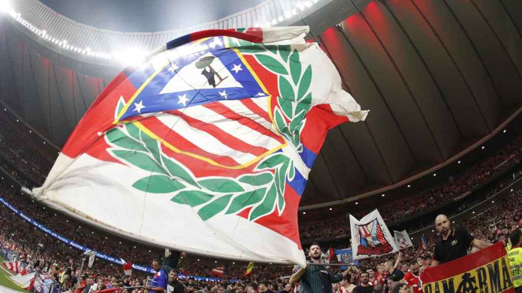 La afición atlética, presente en el Civitas Metropolitano EFE