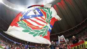 La afición atlética, presente en el Civitas Metropolitano EFE