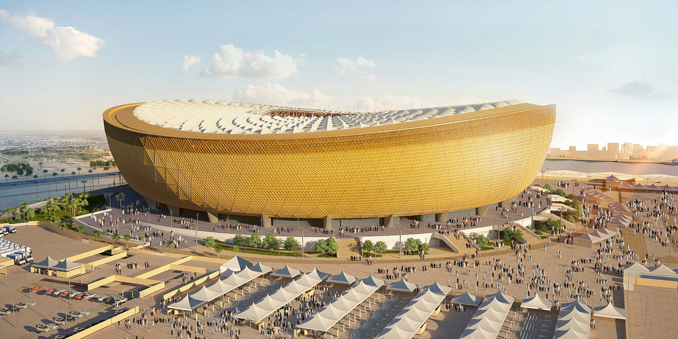 El Estadio de Lusail, sede de la final del Mundial de Qatar 2022 / ARCHIVO