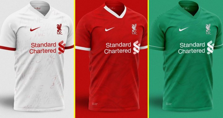 Nike anunciando sus camisetas con el Liverpool / EFE